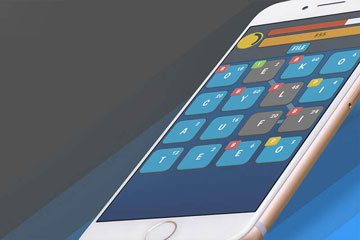 Image showcase for our word game BattleWords