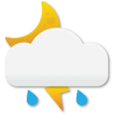 Rain Thunder Icon