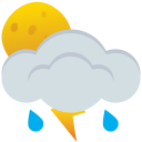 Rain Thunder Icon