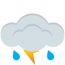 Rain Thunder Icon