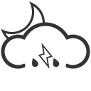 Rain Thunder Icon